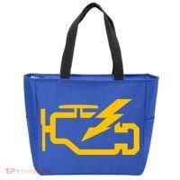 Check Engine Light Funny Automotive Mechanic Meaningful Gift Tote Bag thumb 0