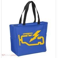 Check Engine Light Funny Automotive Mechanic Meaningful Gift Tote Bag thumb 2