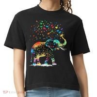 Cute Elephant Lover Animal On Elephant Comfort Colors Boxy T-Shirt thumb 0