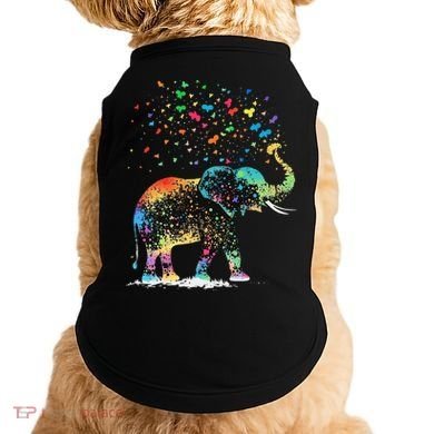 Cute Elephant Lover Animal On Elephant Doggie Tank