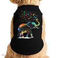 Cute Elephant Lover Animal On Elephant Doggie Tank thumb 0