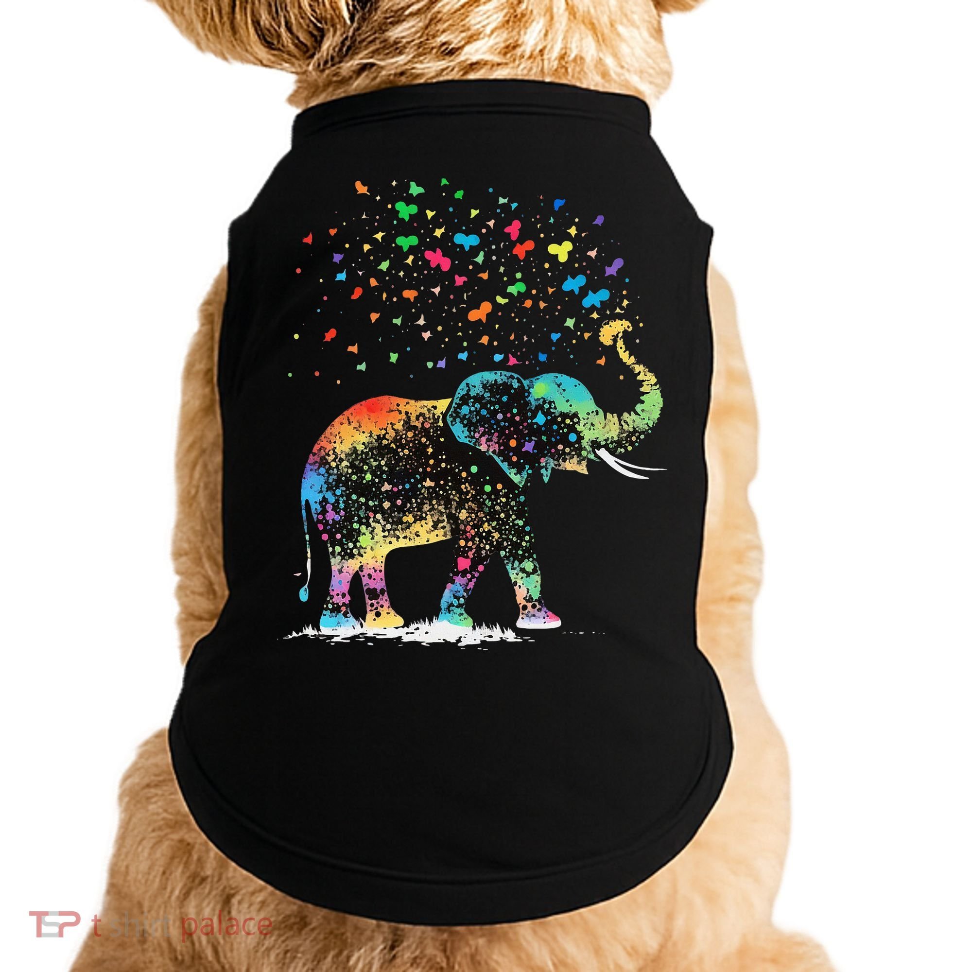 Cute Elephant Lover Animal On Elephant Doggie Tank