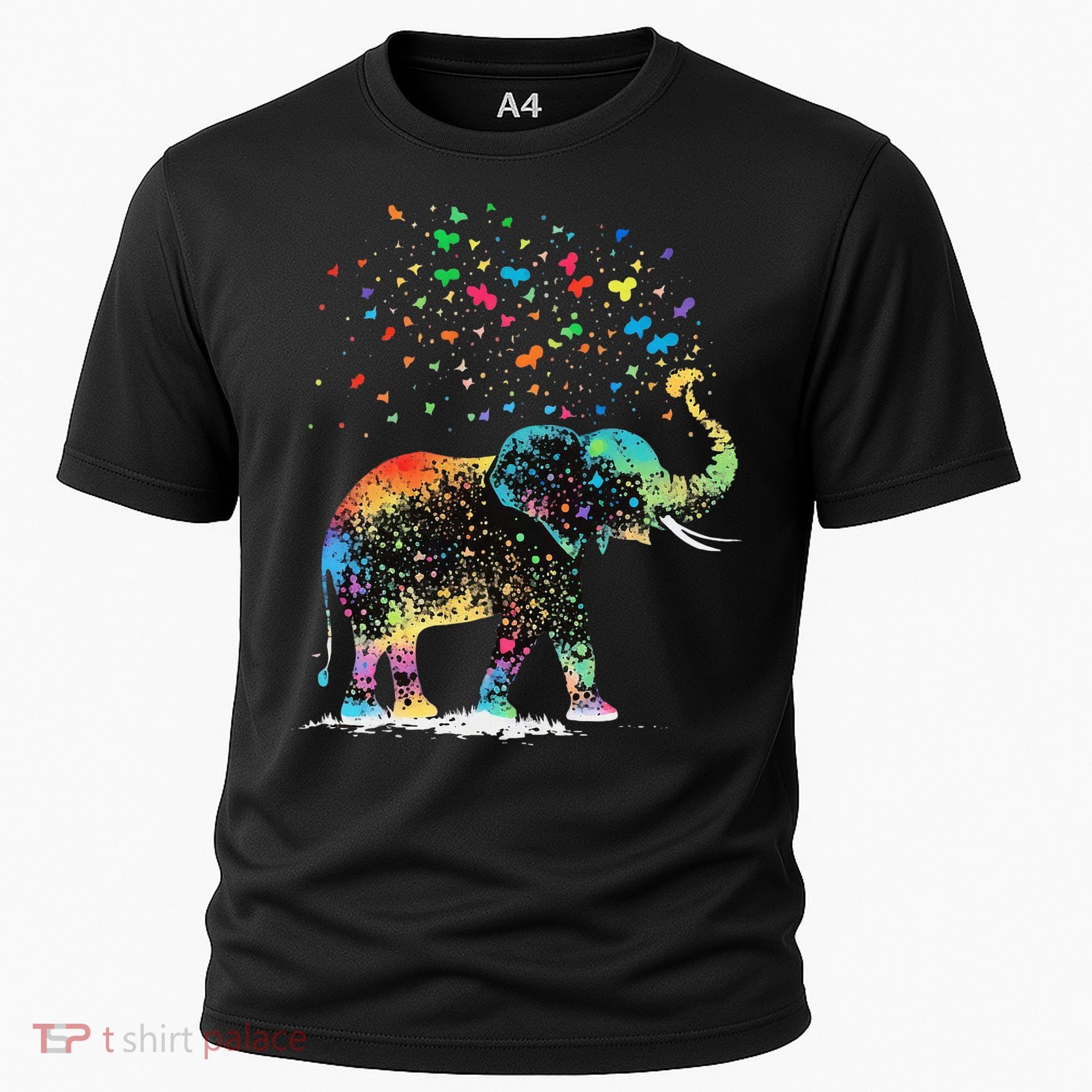Cute Elephant Lover Animal On Elephant Cooling Performance Crew T-Shirt