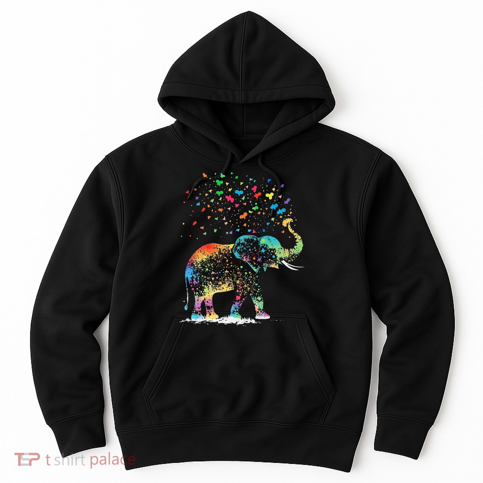Cute Elephant Lover Animal On Elephant Hoodie