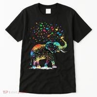 Cute Elephant Lover Animal On Elephant Tall T-Shirt thumb 0
