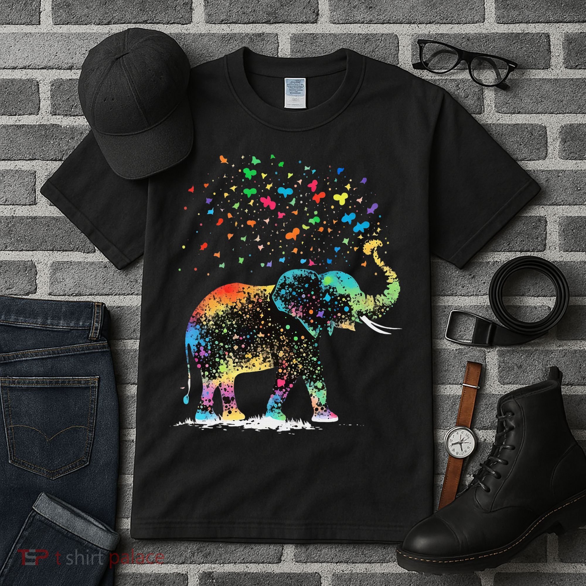 Cute Elephant Lover Animal On Elephant Tall T-Shirt