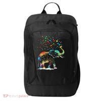 Cute Elephant Lover Animal On Elephant City Backpack thumb 0