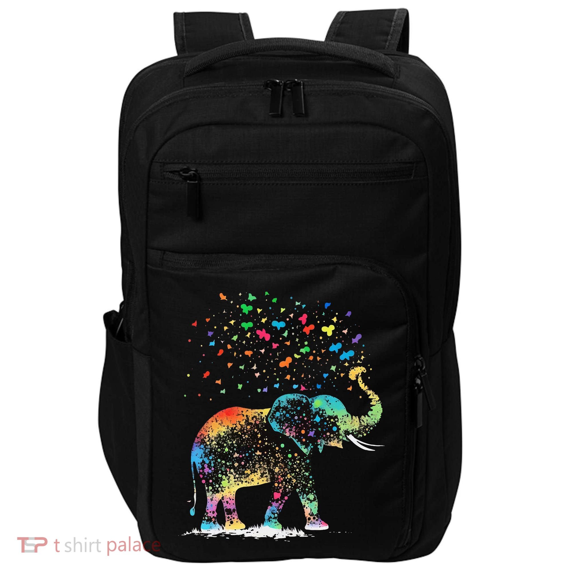 Cute Elephant Lover Animal On Elephant Impact Tech Backpack