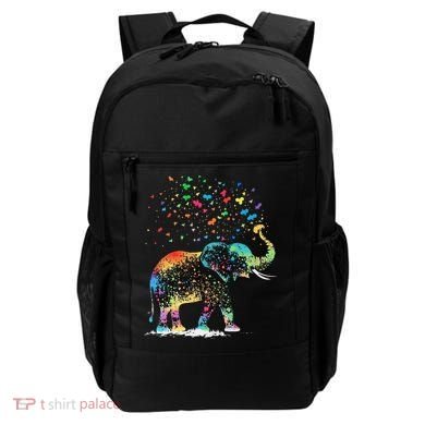 Cute Elephant Lover Animal On Elephant Backpack