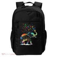 Cute Elephant Lover Animal On Elephant Backpack thumb 0