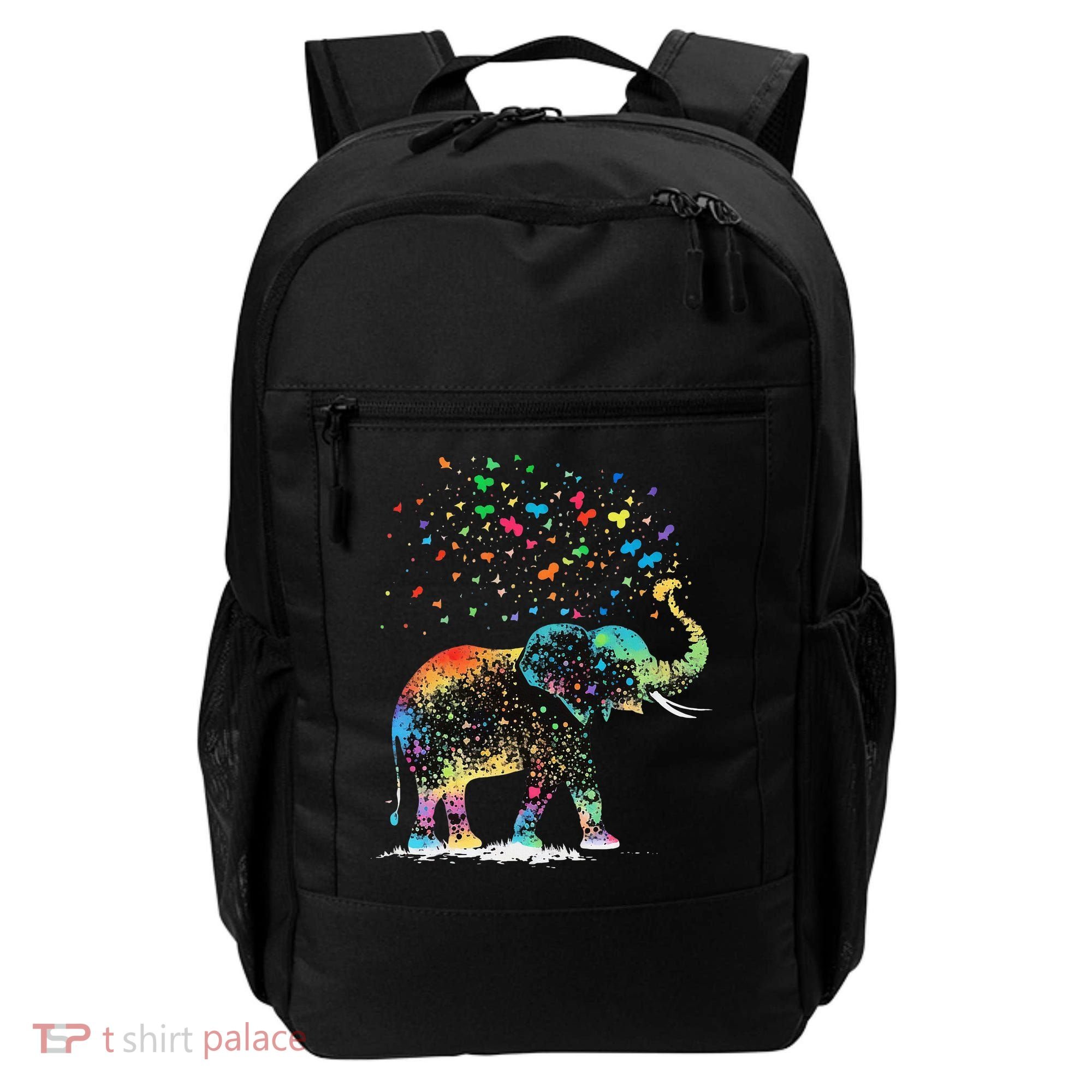 Cute Elephant Lover Animal On Elephant Backpack