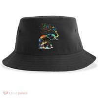 Cute Elephant Lover Animal On Elephant Sustainable Bucket Hat thumb 0