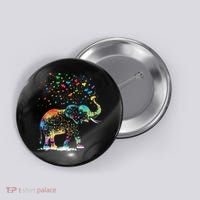 Cute Elephant Lover Animal On Elephant Button thumb 0