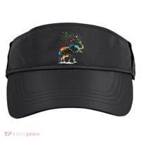 Cute Elephant Lover Animal On Elephant Adult Drive Performance Visor thumb 0