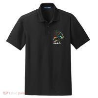 Cute Elephant Lover Animal On Elephant Dry Zone Grid Polo thumb 0