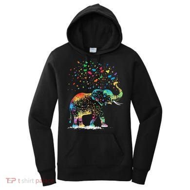 Cute Elephant Lover Animal On Elephant Women's Hoodie