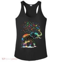 Cute Elephant Lover Animal On Elephant Ladies PosiCharge Competitor Racerback Tank thumb 0
