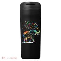Cute Elephant Lover Animal On Elephant 24oz Duet Stainless Steel Tumbler thumb 0