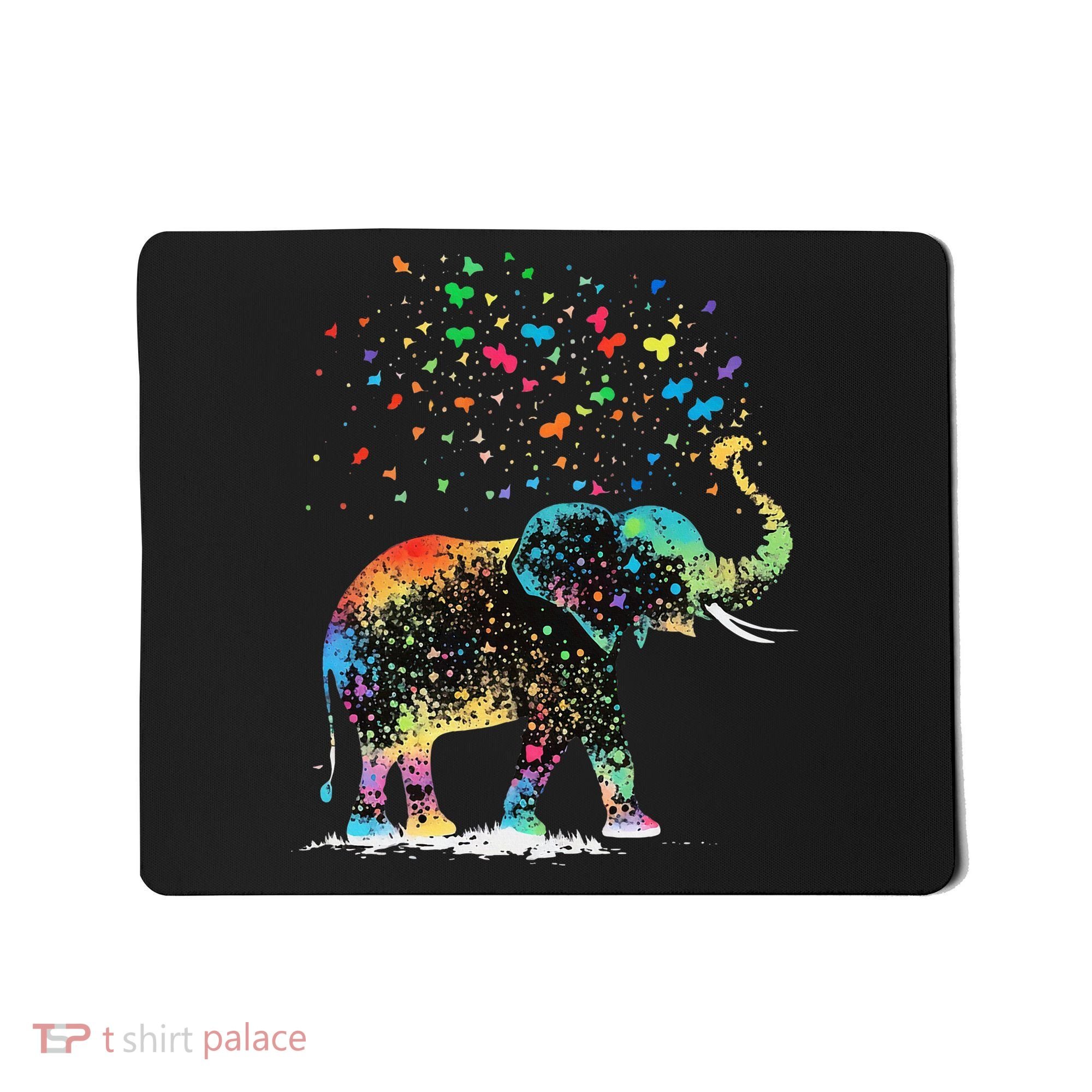 Cute Elephant Lover Animal On Elephant Mousepad