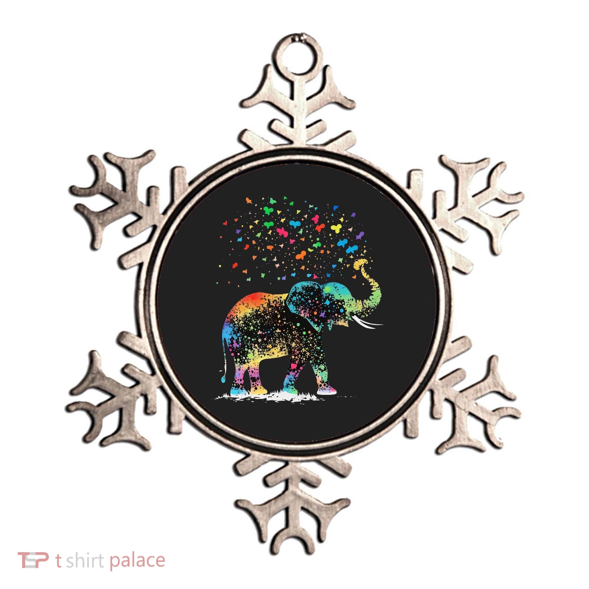 Cute Elephant Lover Animal On Elephant Ornament