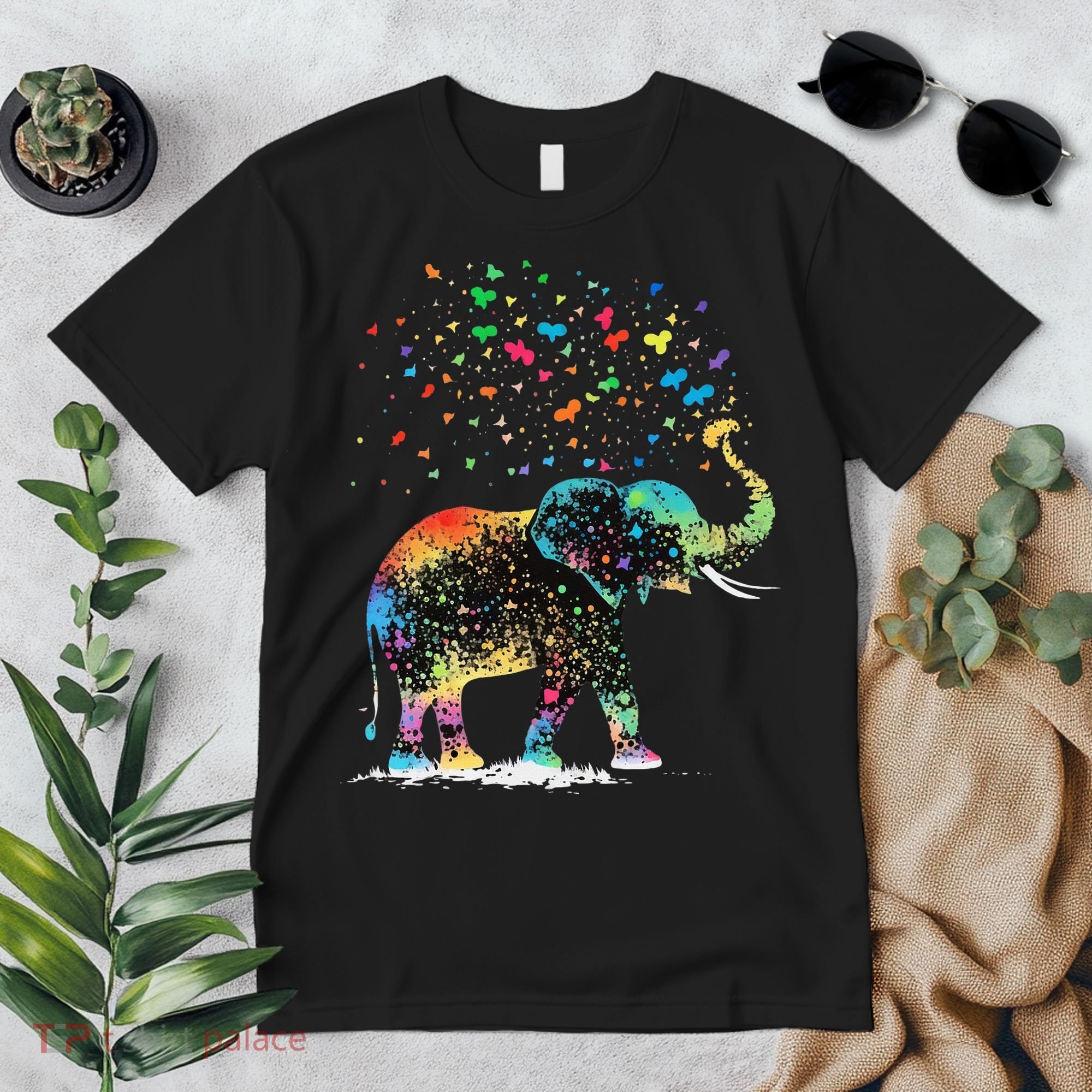 Cute Elephant Lover Animal On Elephant Premium T-Shirt