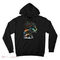 Cute Elephant Lover Animal On Elephant Tall Hoodie thumb 0