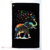 Cute Elephant Lover Animal On Elephant Golf Towel thumb 0