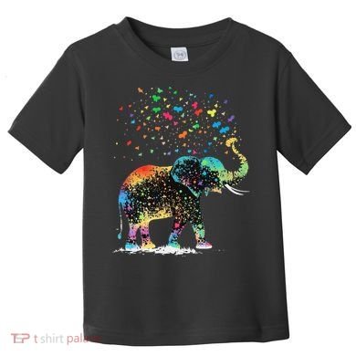Cute Elephant Lover Animal On Elephant Toddler T-Shirt