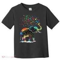 Cute Elephant Lover Animal On Elephant Toddler T-Shirt thumb 0