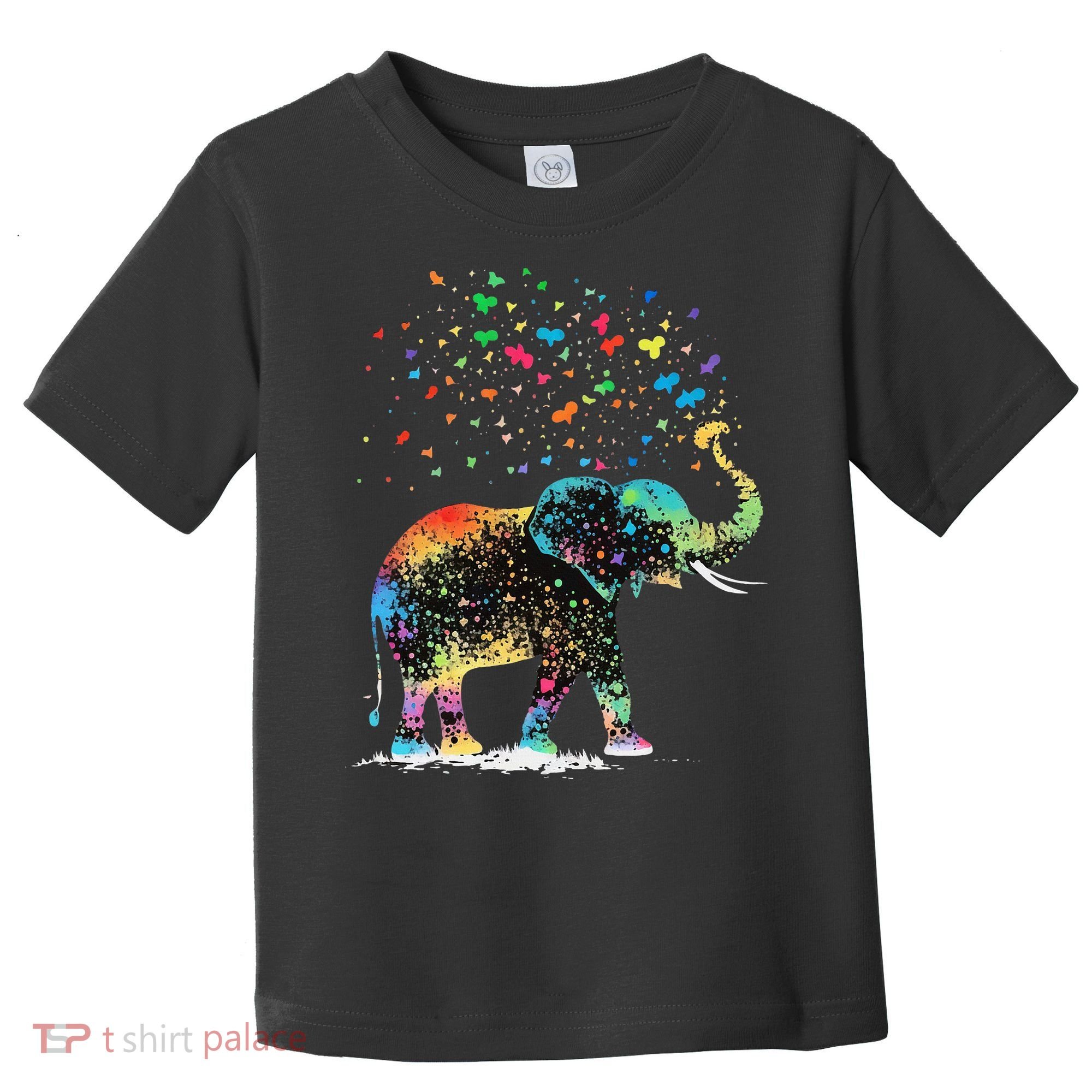 Cute Elephant Lover Animal On Elephant Toddler T-Shirt