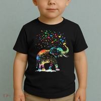 Cute Elephant Lover Animal On Elephant Toddler T-Shirt thumb 2