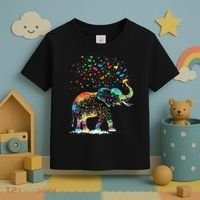 Cute Elephant Lover Animal On Elephant Toddler T-Shirt thumb 3