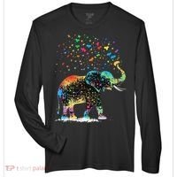 Cute Elephant Lover Animal On Elephant Zone Performance Long-Sleeve T-Shirt thumb 0