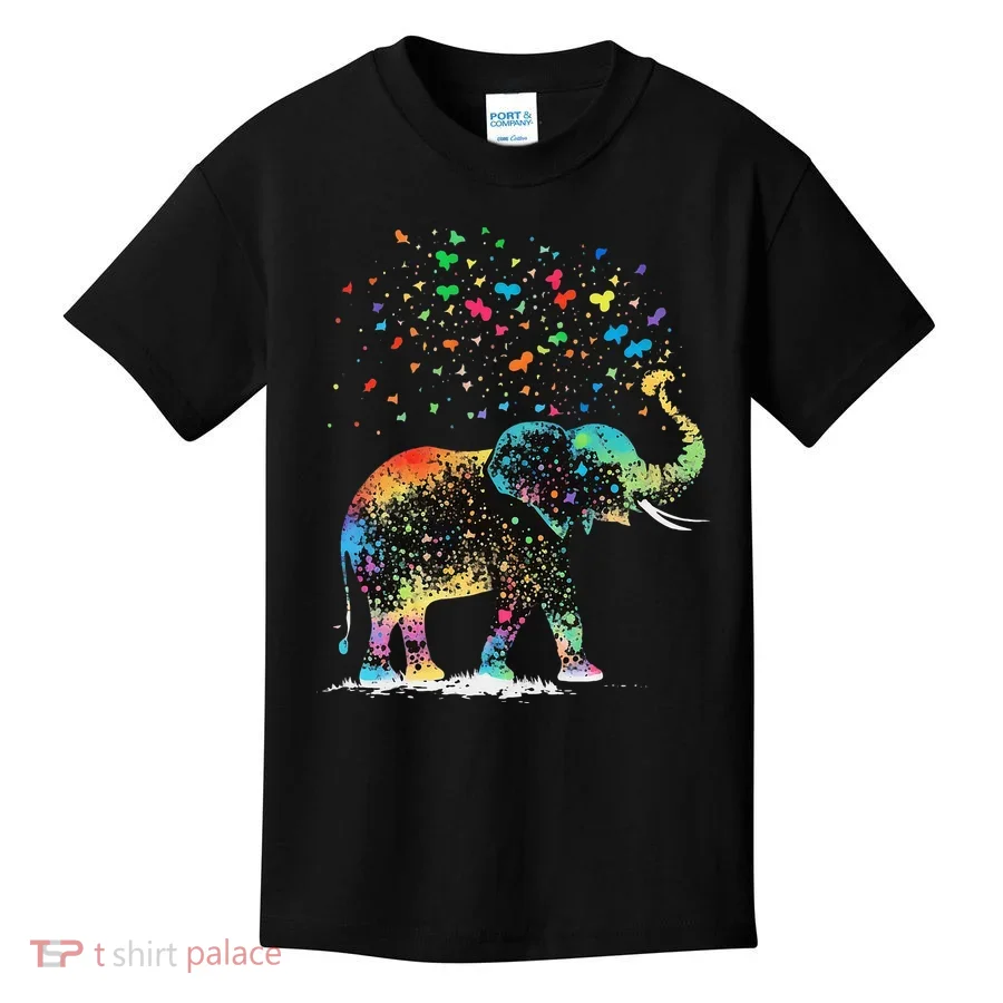 Cute Elephant Lover Animal On Elephant Kids T-Shirt