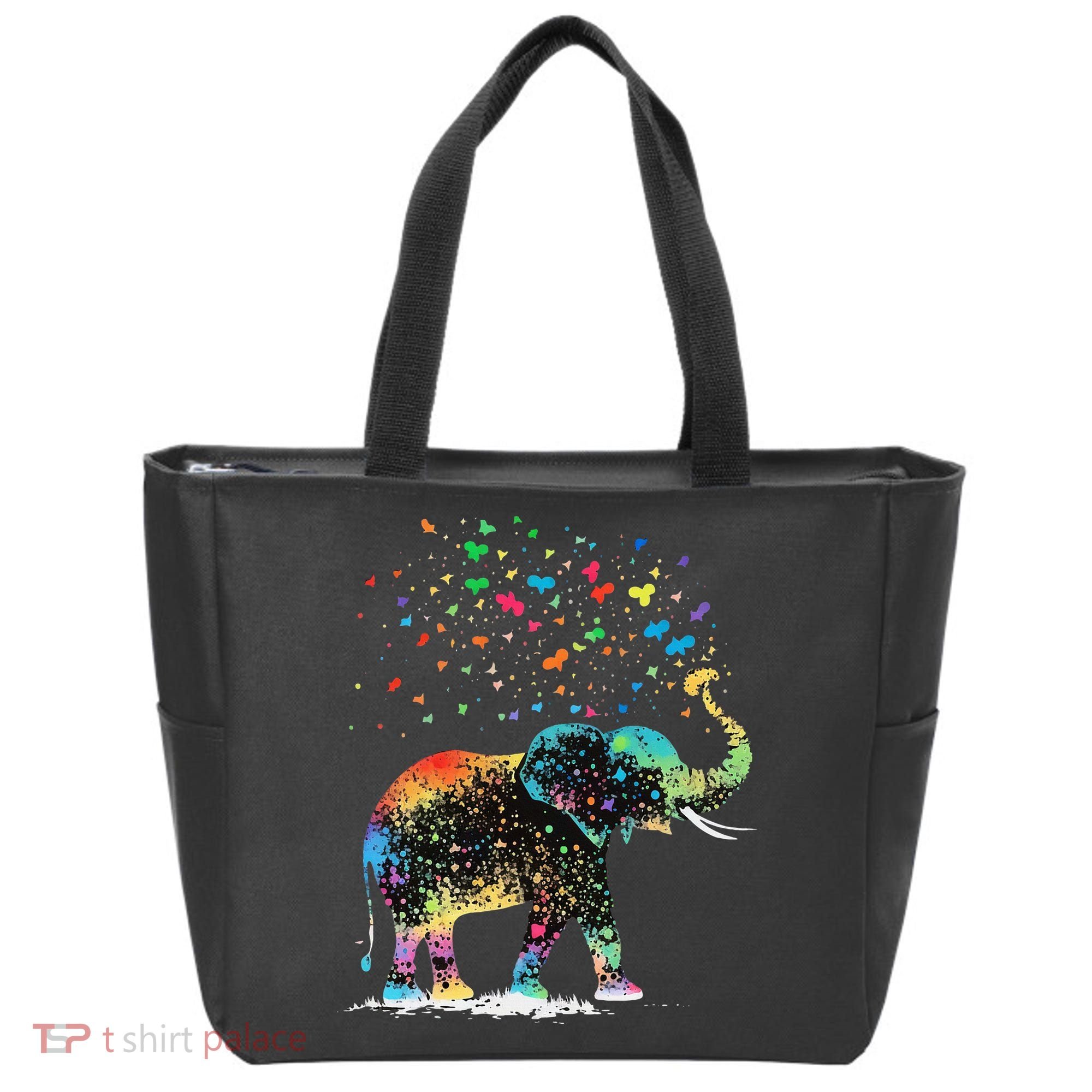 Cute Elephant Lover Animal On Elephant Tote Bag