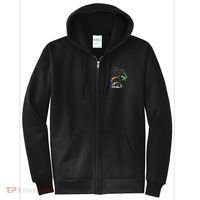 Cute Elephant Lover Animal On Elephant Full Zip Hoodie thumb 0