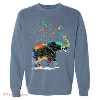 Cute Elephant Lover Animal On Elephant Garment-Dyed Sweatshirt thumb 0