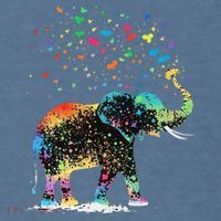 Cute Elephant Lover Animal On Elephant Comfort Colors Garment-Dyed Hooded Sweatshirt thumb 2