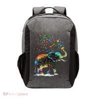 Cute Elephant Lover Animal On Elephant Vector Backpack thumb 0