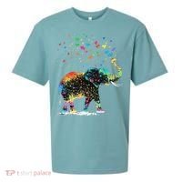 Cute Elephant Lover Animal On Elephant Sueded Cloud Jersey T-Shirt thumb 0