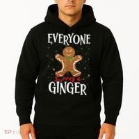Christmas Everyone Loves A Ginger Funny Baker Hoodie thumb 2