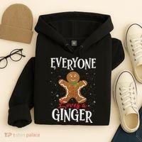 Christmas Everyone Loves A Ginger Funny Baker Hoodie thumb 4
