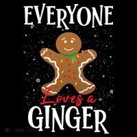 Christmas Everyone Loves A Ginger Funny Baker Apron thumb 3