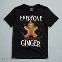 Christmas Everyone Loves A Ginger Funny Baker T-Shirt thumb 5