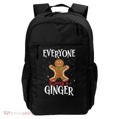 Christmas Everyone Loves A Ginger Funny Baker Backpack