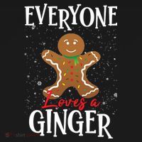 Christmas Everyone Loves A Ginger Funny Baker Polo thumb 3