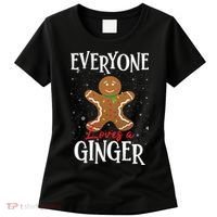 Christmas Everyone Loves A Ginger Funny Baker Women's T-Shirt thumb 0