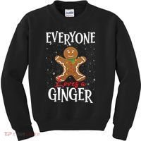 Christmas Everyone Loves A Ginger Funny Baker Kids Sweatshirt thumb 0