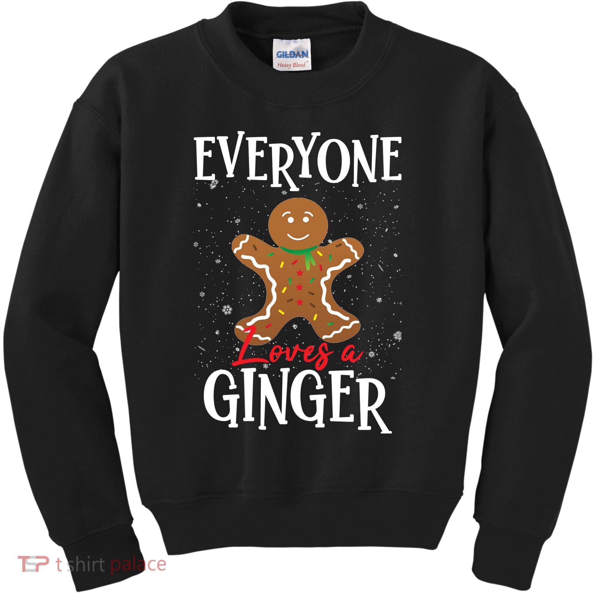Christmas Everyone Loves A Ginger Funny Baker Kids Sweatshirt