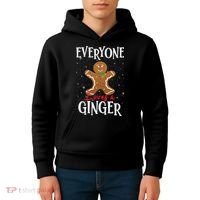 Christmas Everyone Loves A Ginger Funny Baker Kids Hoodie thumb 4